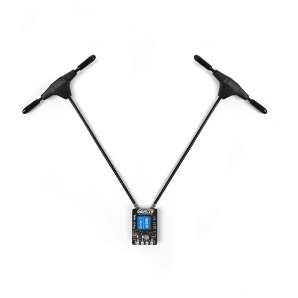 GEPRC ELRS DUAL 2.4G Diversity Receiver expressrs 2.4G Built-in TCXO RC aereo FPV Racing Long Range Freestyle droni UAV